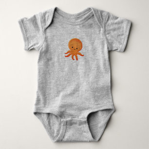 Body Bébé mignon dessin de poulpe