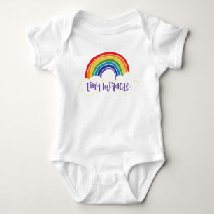 Body Bébé minuscule d'arc-en-ciel de miracle