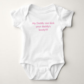 Body Bébé Onsie - mon papa peut donner un coup de pied