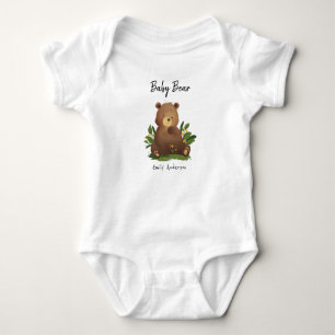 Body Bébé Ours ・ Forêt boisée Animaux Rustiques