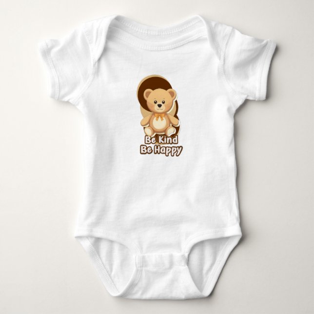 Body bébé ours mignon (Devant)