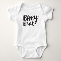 BÉBÉ OURS noir minimaliste saisie à la main