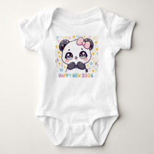 Body bébé panda mignon – Nouvel An 2026