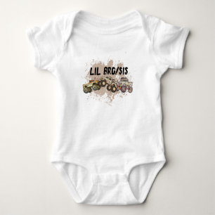 Body Bébé personnalisable Monster Camion fête d'anniver