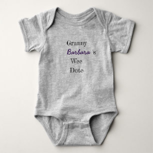 Body Bébé personnalisé de mamie