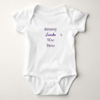Bébé personnalisé de mamie
