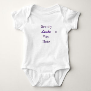 Body Bébé personnalisé de mamie
