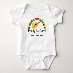 Body bébé personnalisé Guitare Prête à Jammer