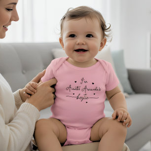 Body bébé personnalisé Tatie Meilleure Amie