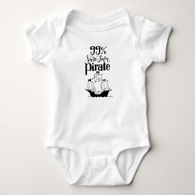 Body bébé pirate mignon (Devant)