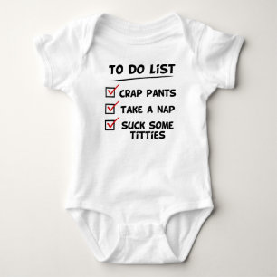 Body Bébé pour faire la liste