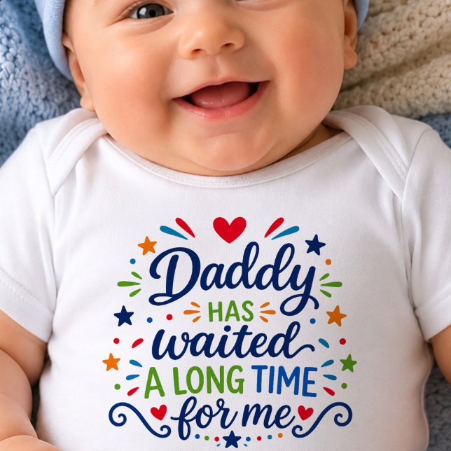 Body bébé pour papa qui a attendu longtemps (Créateur téléchargé)