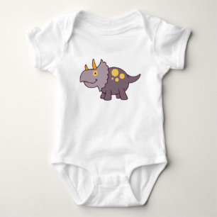 Body Bébé pourpre Tricératops Dinosaure Bébé Un Pièce