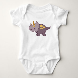 Body Bébé pourpre Tricératops Dinosaure Bébé Un Pièce