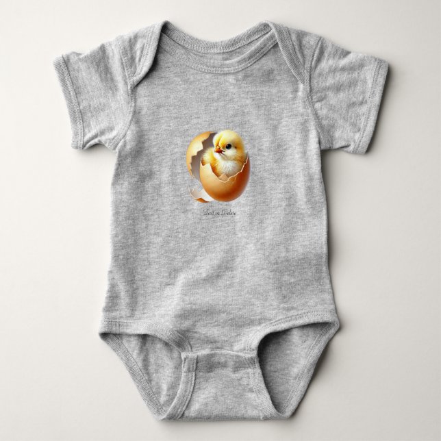 Body bébé Poussin Éclos (Devant)