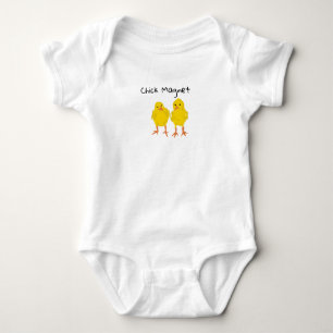 Body Bébé Poussins Peinture Chick Magnet Bébé Bodysuit