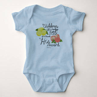 Body Bébé Pretty Psaumes 127:3 Bénédiction