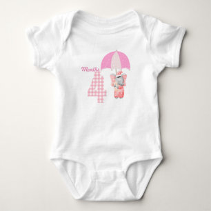 Body bébé quatre mois