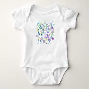 Body bébé "S" Confettis Lettres