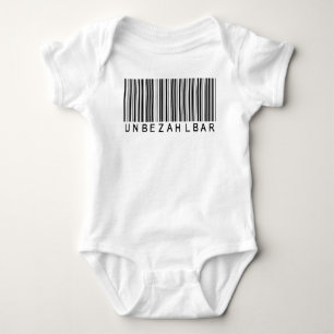 Body bébé "SANS PRIX"  Code-barres noir