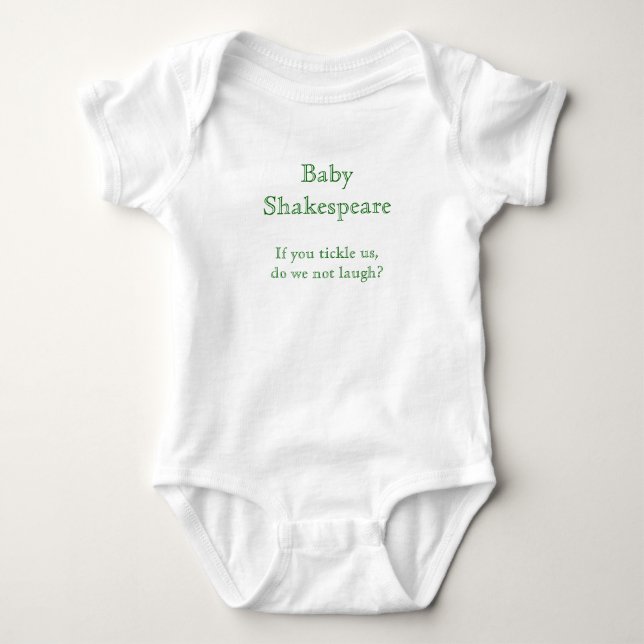 Body Bébé Shakespeare (Devant)