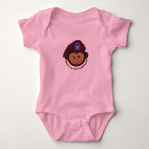 Body Bébé singe "Le petit parachutiste de papa"