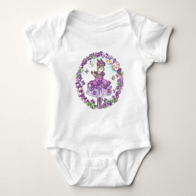 Body Bébé Sweet Violet (Devant)
