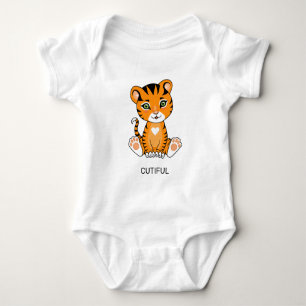 Body Bébé Tigre Sauvage Animal Dessin Animé