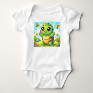 Body bébé tortue mignon – Vêtement bébé animal Kaw