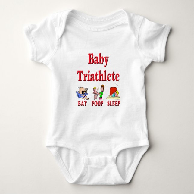 Body Bébé Triathlete (Devant)