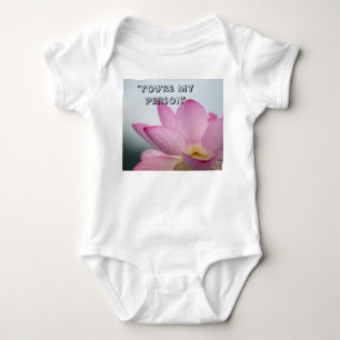 Body bébé "Tu es ma personne" Pot de fleurs mign