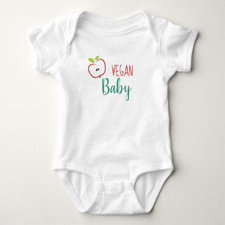 Body Bébé Végan Mignon Pomme