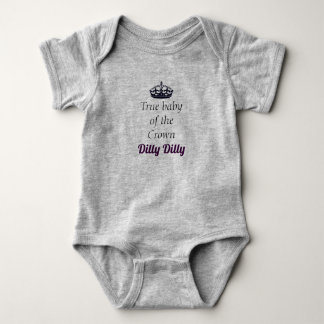 Body Bébé vrai de la couronne Dilly Dilly
