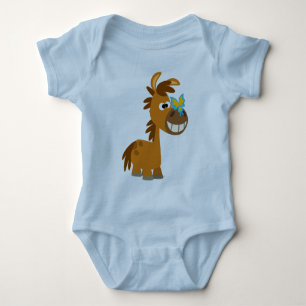 Body Beurre Cartoon Papillon Poney Vêtements bébé