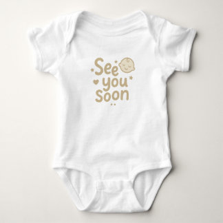 Body Bientôt à Vous" Joli Design Neutre pour Bébé
