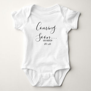 Body Bientôt Annonce de grossesse bodysuit bébé
