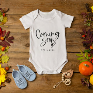 Body Bientôt Nouveau bébé Faire-part Unisex