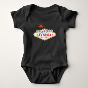 Body Bienvenue à Las Vegas Baby Shirt Black Bodysuit