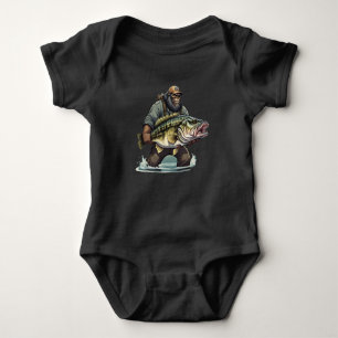 Body Bigfoot Pêche Basse poisson Sasquatch yeti pêcheur