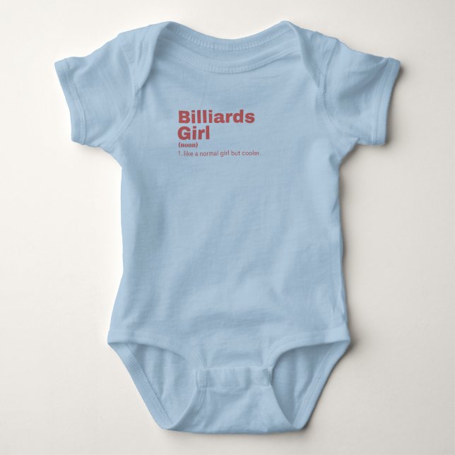Body Billard fille - Billard (Devant)