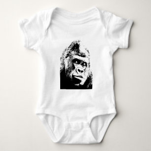 Body Black White Pop Art Gorilla