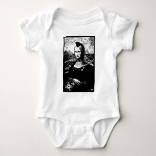 Body Blanc infantile de plante grimpante de Mona
