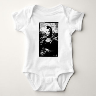 Body Blanc infantile de plante grimpante de Mona