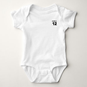 Body Blanc personnalisable (conception avant gauche et 