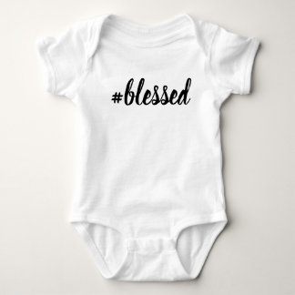 Body #Blessed Baby Bodysuit Blessed Hashtag