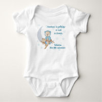 Bleu Boho Ours Lune Vêtements bébé