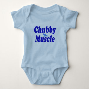 Body bleu potelé de muscle
