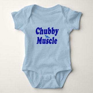Body bleu potelé de muscle