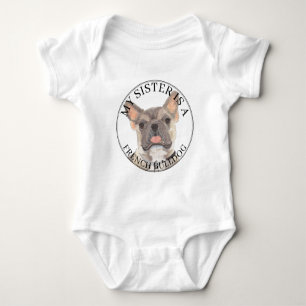 Body Blue Fawn Tricolor French Bulldog Big Sister