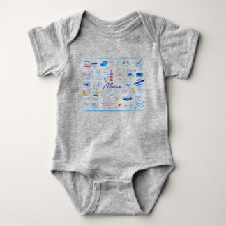 Body Bodycostume 0-24 m "The ABC's of Hope Town